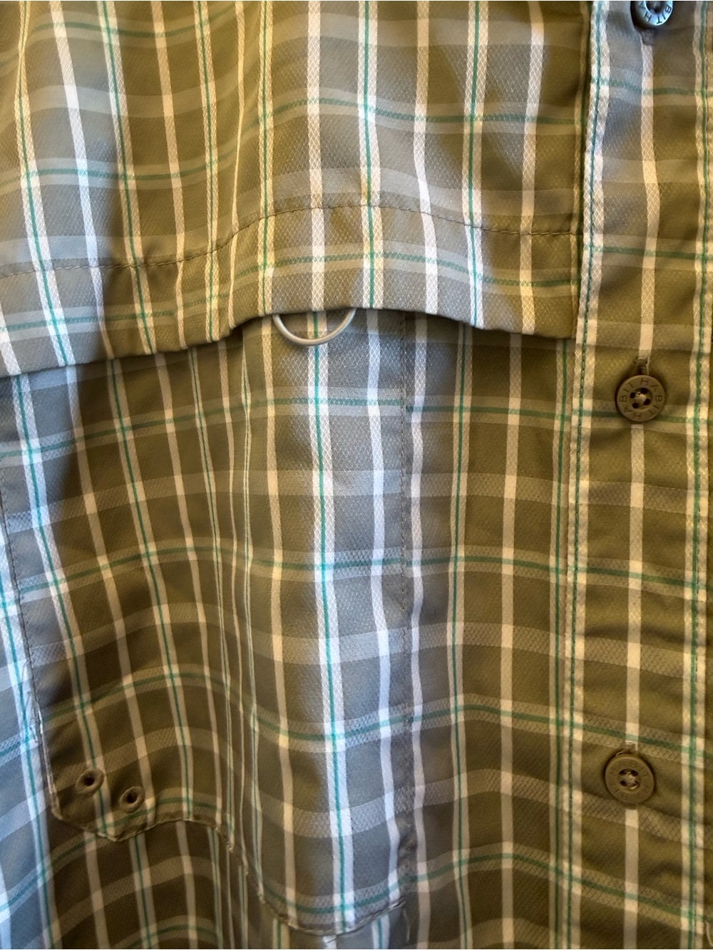 Habitat Men’s 3XL UPF 40+ Fishing Shirt Plaid Vented Outdoor Performance - Picture 6 of 11